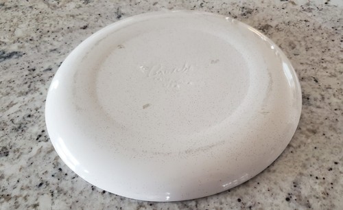 Brusche Pottery California USA Ivory Large Round Platter, Chop Plate; 13" - Picture 3 of 4