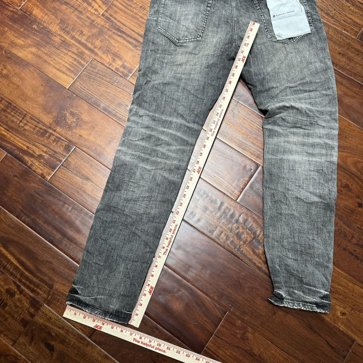 Purple Brand Skinny Ripped Black P002 Jeans Size 36 x 32 NEW Purple Brand Skinny Ripped Black P002 Jeans Size 36 x 32 NEW