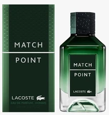 Match Point by Lacoste for Men 3.3oz Eau de Parfum Spray NEW 100% AUTHENTIC