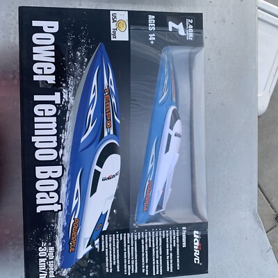 UDI UDIRC UD12002 .4Ghz POWER TEMPO High Speed R/C BOAT 14'' READY TO GO