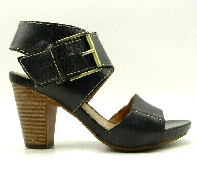 clarks open toe booties