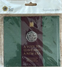 2020 50p Withdrawal From The EU Brexit Fifty Pence Coin Royal Mint Pack Sealed