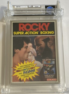CiB Rocky FIRST-EVER Video Game WATA 8.0 Vintage Coleco Vision, 1983