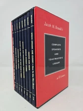 Complete Speaker's and Toastmaster's Library Jacob M. Braude Signed to Kupcinet