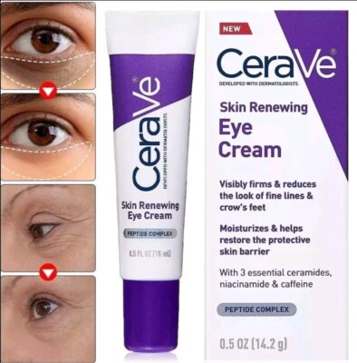 Cerave Skin Renewing Eye Cream 0.5 oz Anti-Aging 1 Pack