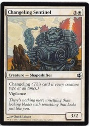 Changeling Sentinel #6 Morningtide Magic: The Gathering Common