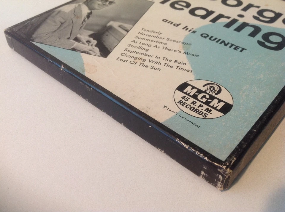 GEORGE SHEARING QUINTET "YOU'RE HEARING..." MGM K-55 (1949) 4-45's BOX SET (VG+) - Image 4 of 4