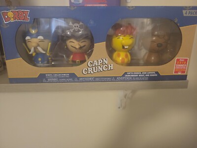  Funko Dorbz SDCC 2018 Summer Convention Exclusive Captain Cap'n Crunch 4pk