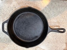 Lodge Cast Iron Skillet #8 SK Series Made in USA Vintage