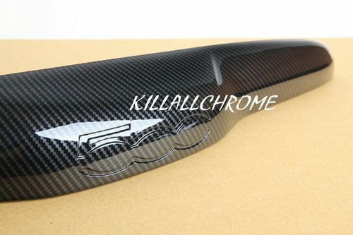 FIAT 500 ABARTH NEW CARBON LOOK BOOT TAILGATE HANDLE COVER 500 595 695 UK SELLER - Picture 2 of 4