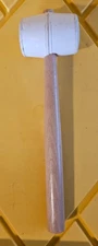 C S Osborne 396-2 White Rubber Mallet Size Number 2    