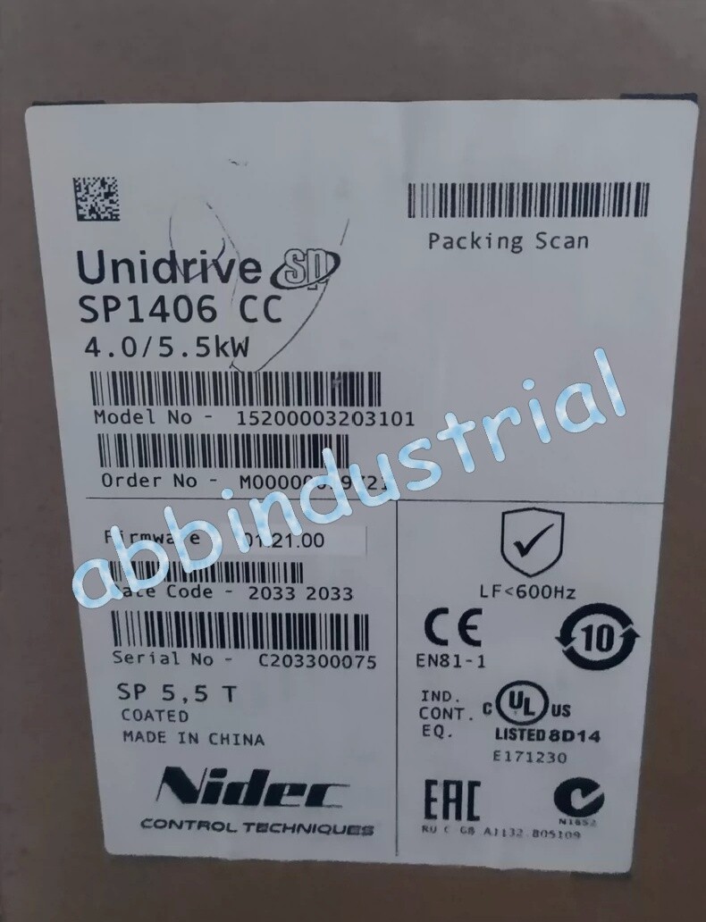 1PC NEW Emerson Nidec Inverter SP1406