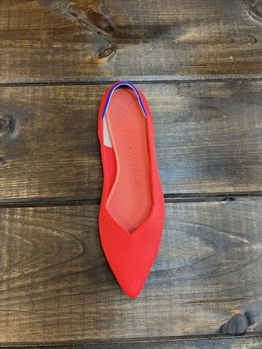 Rothy's Pointed Toe Flame Red Left Shoe Only Women Sz 8.5 Amputee / Replacement - Picture 3 of 14