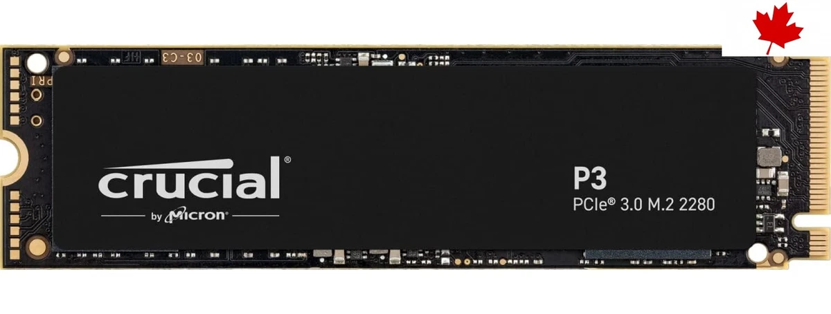 CT500P3SSD8 500GB P3 NVMe M.2 SSD, Up to 3500MB/s