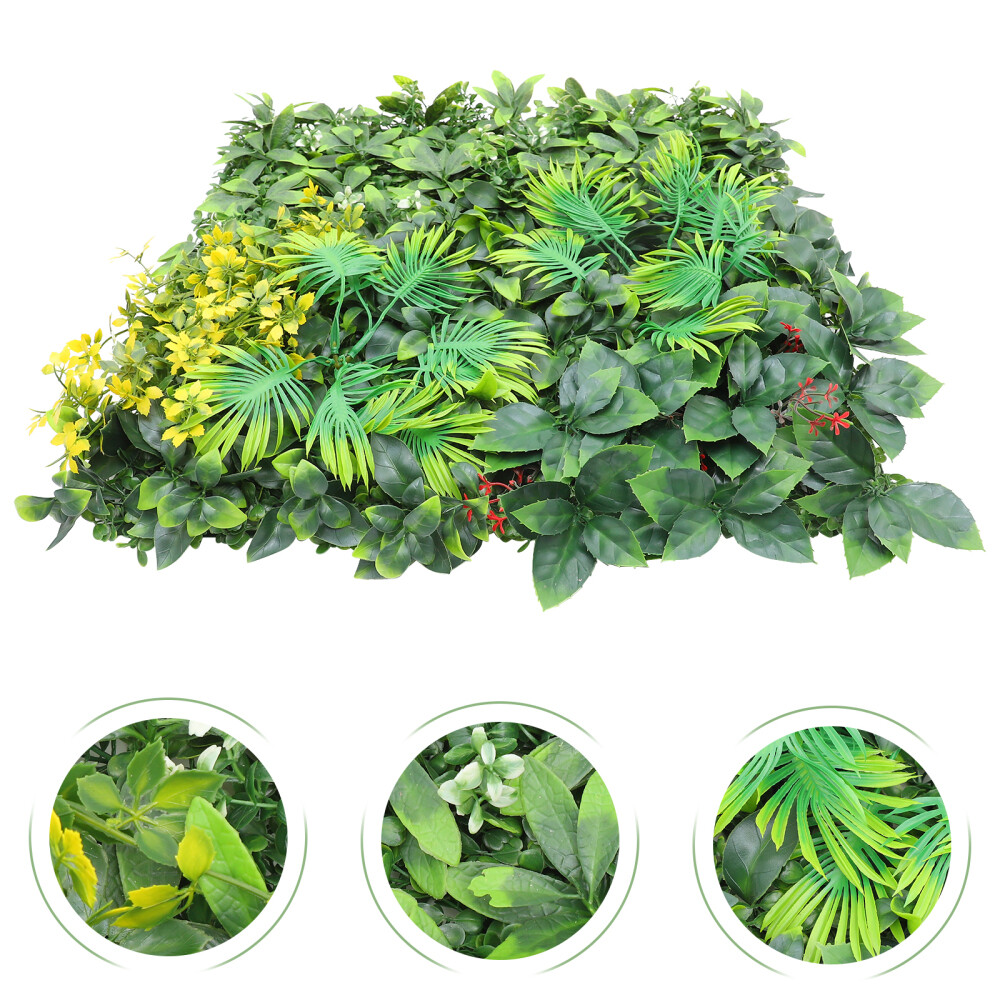 Plastic Imitation Plants Greenery Wall Backdrop Artificial Topiary