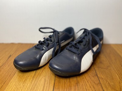 Puma BMW Mototsports Drift Cat 5 Navy Blue/White Youth 5C US Athletic Sneakers