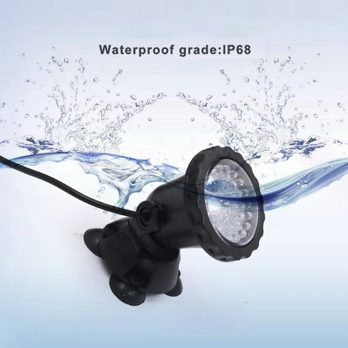Lot 8 Submersible 36 LED RGB Pond Spot Lights for Underwater Pool Fountain IP68 - Picture 11 of 11