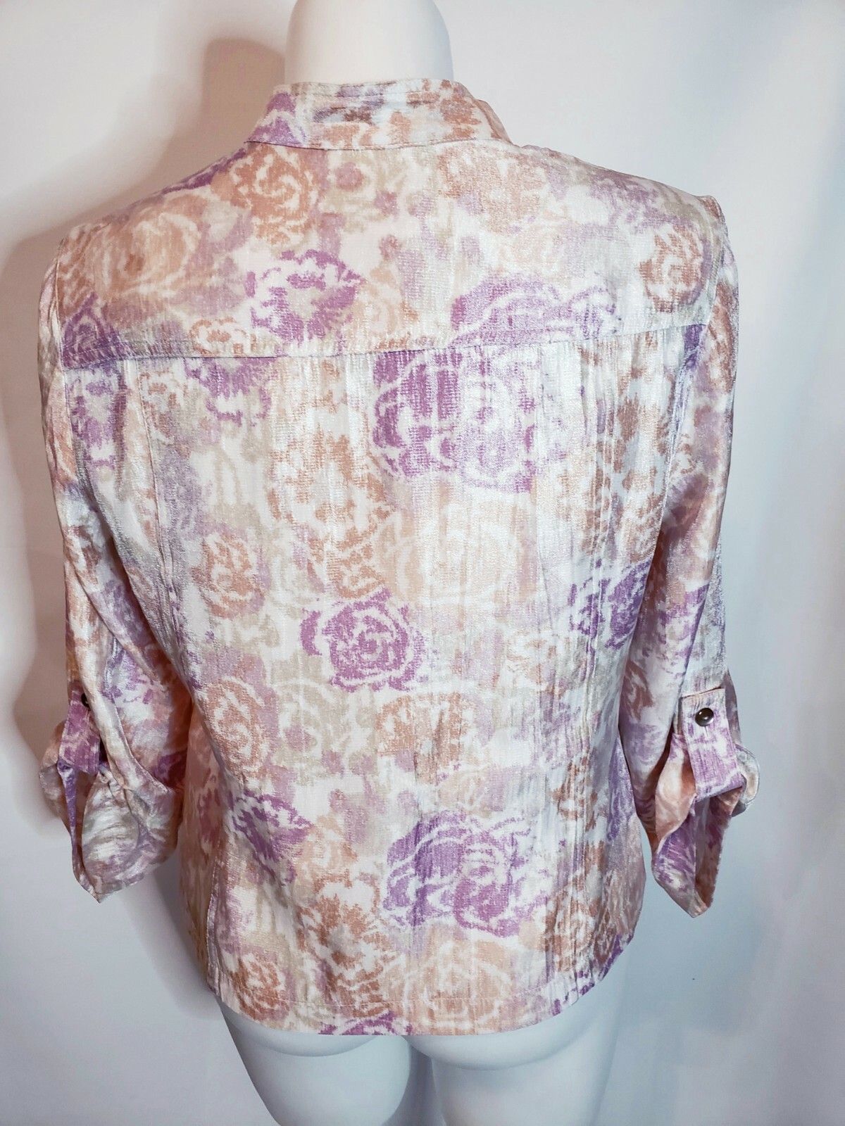 Ruby Rd Women's Button Down Long Sleeve Shirt Siz… - image 3