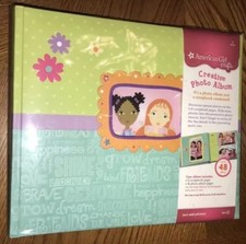AMERICAN GIRL Creative Photo Album Keepsake Scrapbook Craft Retired Journal 10x8