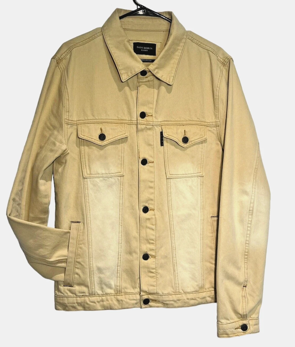Tan denim store jacket