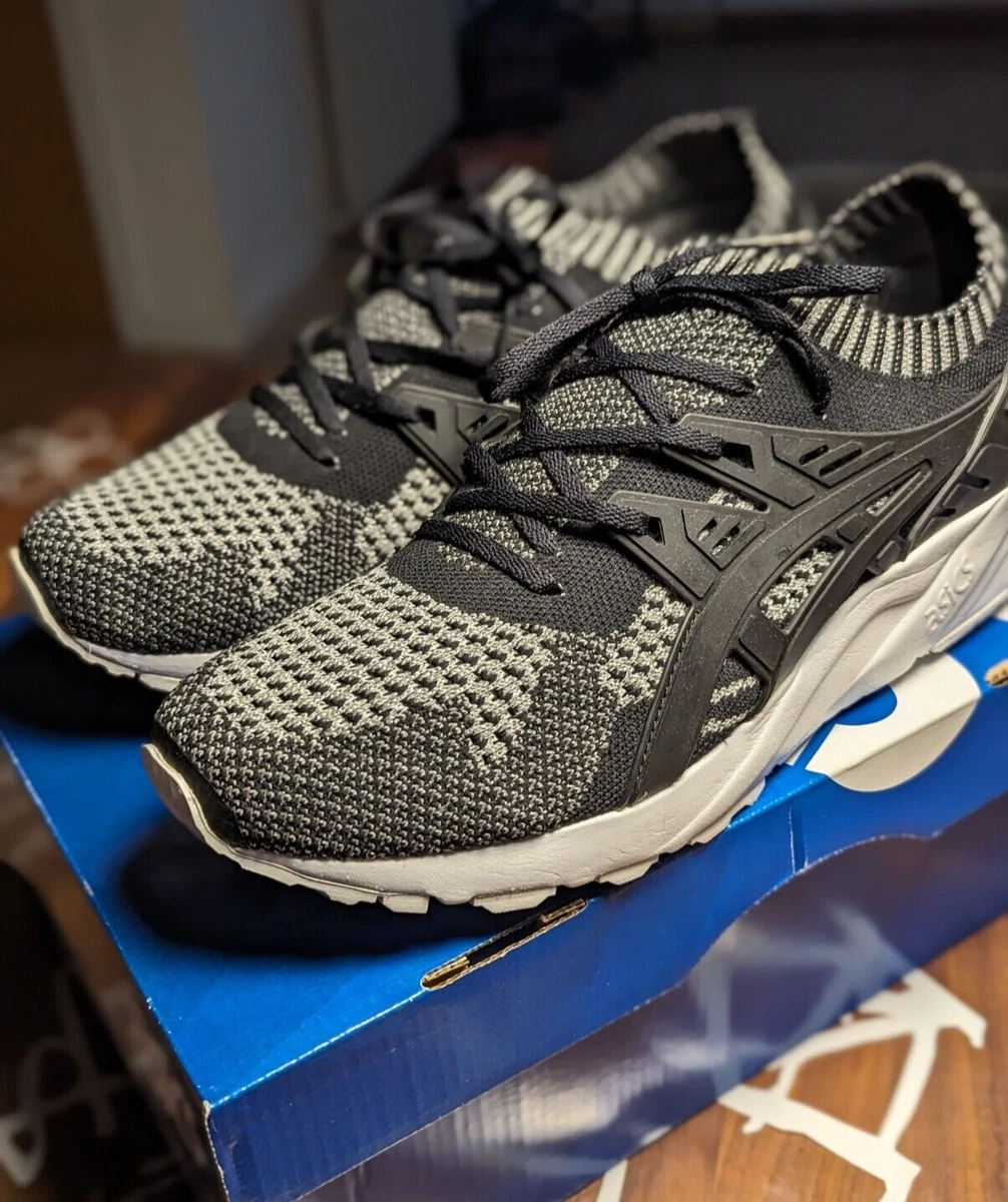 ASICS Gel Kayano Trainer Knit Silver Black for Sale | Authenticity ASICS Gel Kayano Trainer Knit Silver Black for Sale | Authenticity