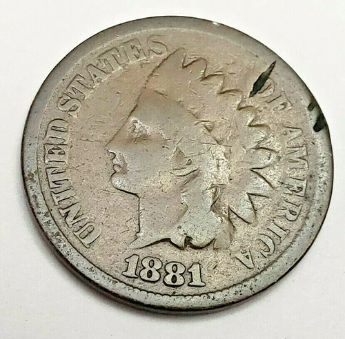1881 P Indian Head Cent Penny  *G DETAILS - GOOD DETALS*  *FREE SHIPPING*