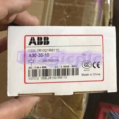 1pcs NEW ABB A30-30-10 Contactor 24V 50/60Hz 1SBL281001R8110 Fast delivery #US