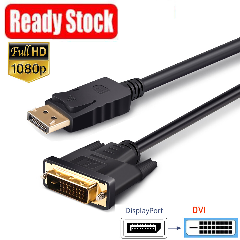Displayport to DVI cable DP to DVI male monitor cable