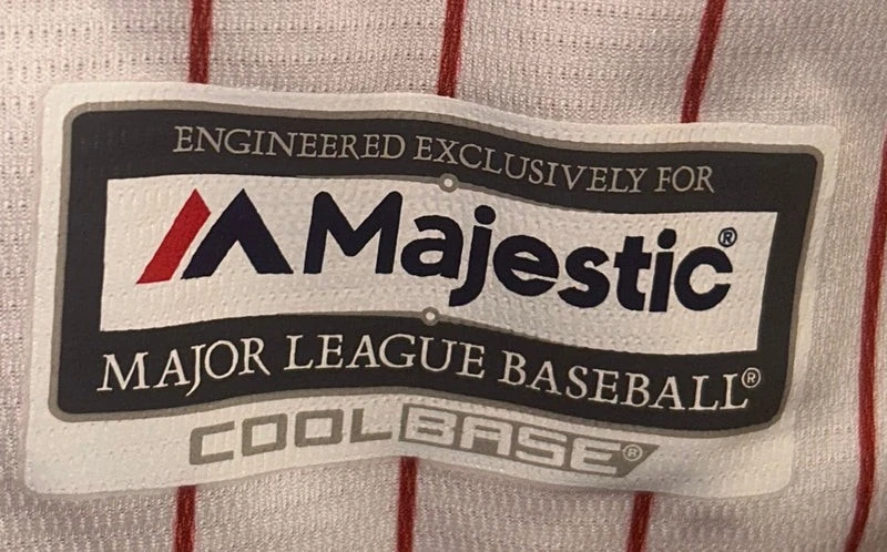 Camiseta deportiva Bryce Harper #3 Philadelphia Phillies a rayas majestuosa 2XL NUEVA SIN ETIQUETAS Foto 4 de 4