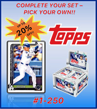 2025 Topps Series 1 Baseball Singles #1-250 You Pick Complete Your Set