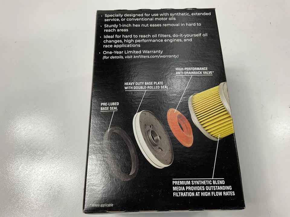 K&N HM3001 Marine Oil Filter - Replaces WIX 51515, Fram PH8A, PG195F, PH3600 - Image 4 of 4