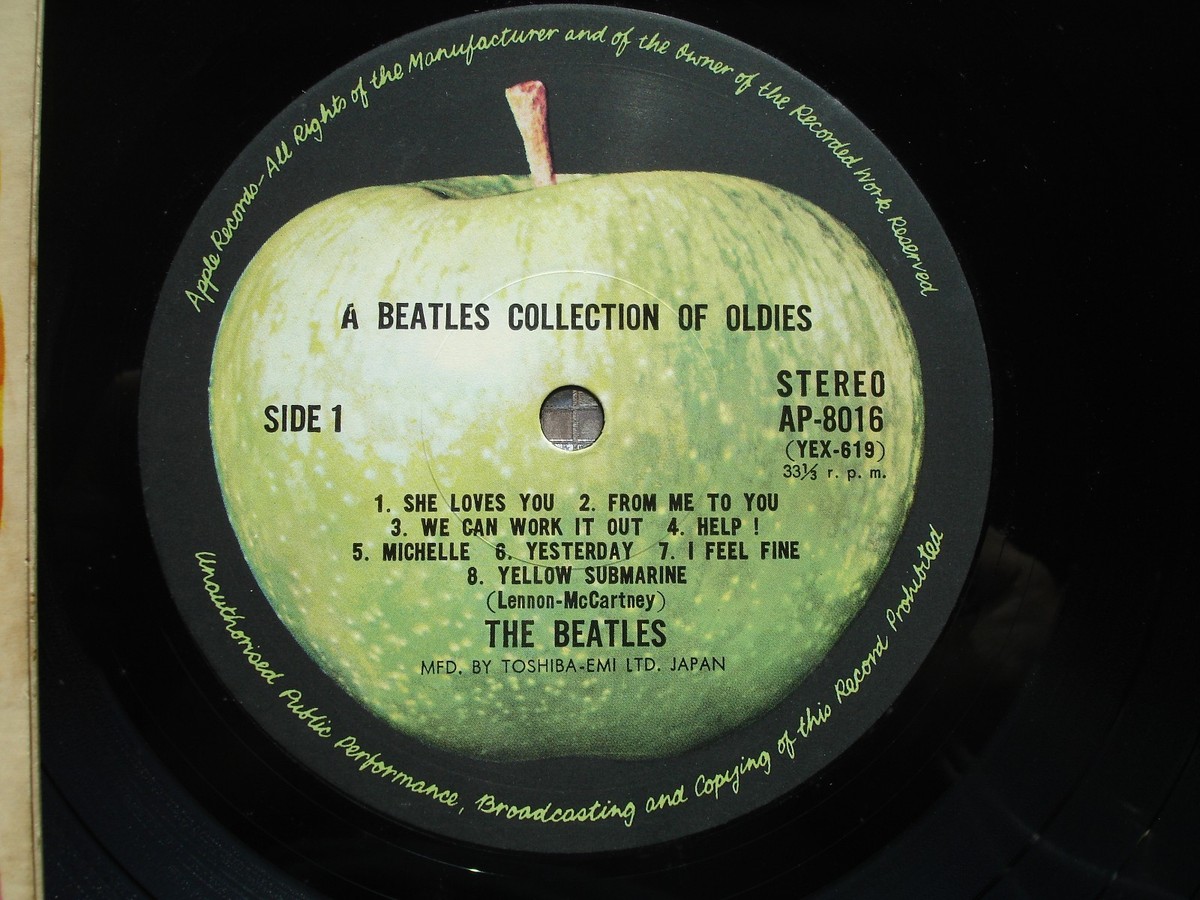 洋楽 A Beatles Collection of Oldies AP-8016 The Beatles ‎~ A Collection Of Beatles Oldies ~ Japanese LP Apple