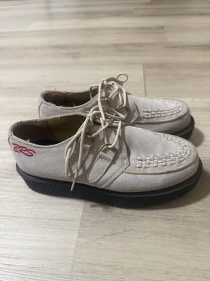TUK Creepers Brian Setzer Limited Edition Men s Size 5 Suede Embroidered Initial