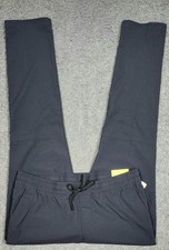 Men's Jogger Pants M Black Ripstop Nylon Lightweight All In Motion Zip Pocket