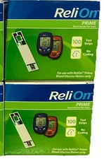 200 Relion Prime Test Strips~Exp~11/26~$31.99~Free Ship