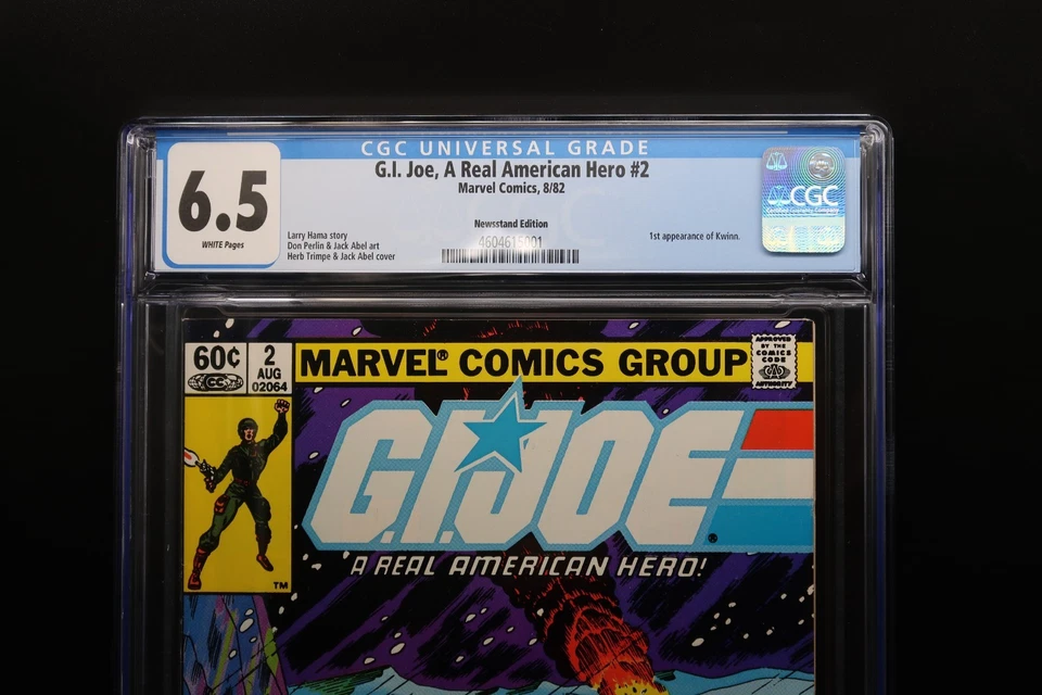 Vtg G.I Joe A Real American Hero #2 Marvel 1982 HTF CGC 6.5 1st Kwinn Appearance - Image 3 of 4