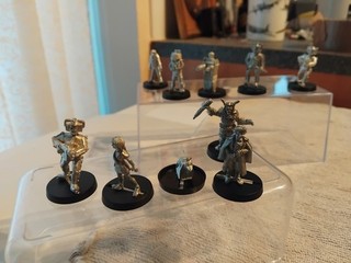Doctor Who Harlequin metal miniatures x10