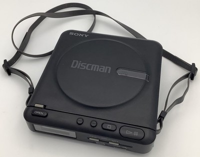 SONY Discman Personal CD player D-20 Walkman D-2 Made in Japan Tested Feb 1990