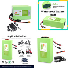 EBike Scooter Battery 24V 36V 48V 52V 60V Electric Bicycle Battery