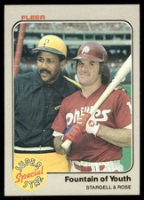 1983 Fleer #634 Willie Stargell | Pete Rose HOF [EX] [Base Set Baseball Card]