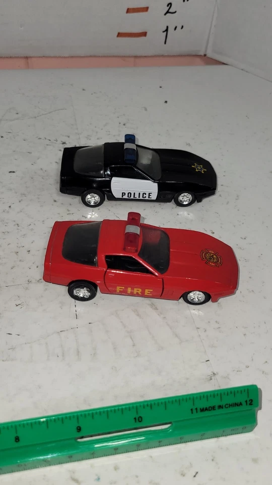 Lot Of (6) Racing Champions Police USA Diecast Police Cars And 2 Hong Kong /Used - Image 4 of 4