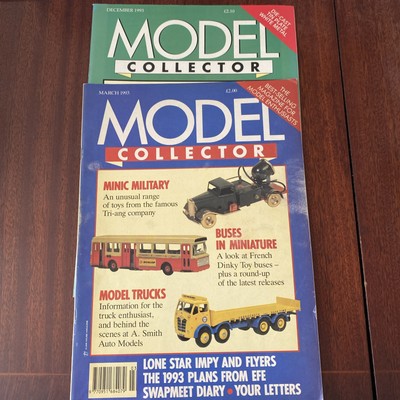 MODEL COLLECTOR magazine  March & December 1993 Vol.7 No.s 3&12