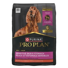 Purina Pro Plan Sensitive Skin, Stomach Salmon and Rice Formula Dog Food, 30 lbs 1.80 per pound
