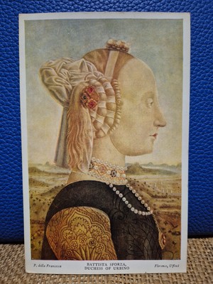 BATTISTA EFFORT P. DELLA FRANCESCA POSTCARD PAINTING ART COLLECTION M2
