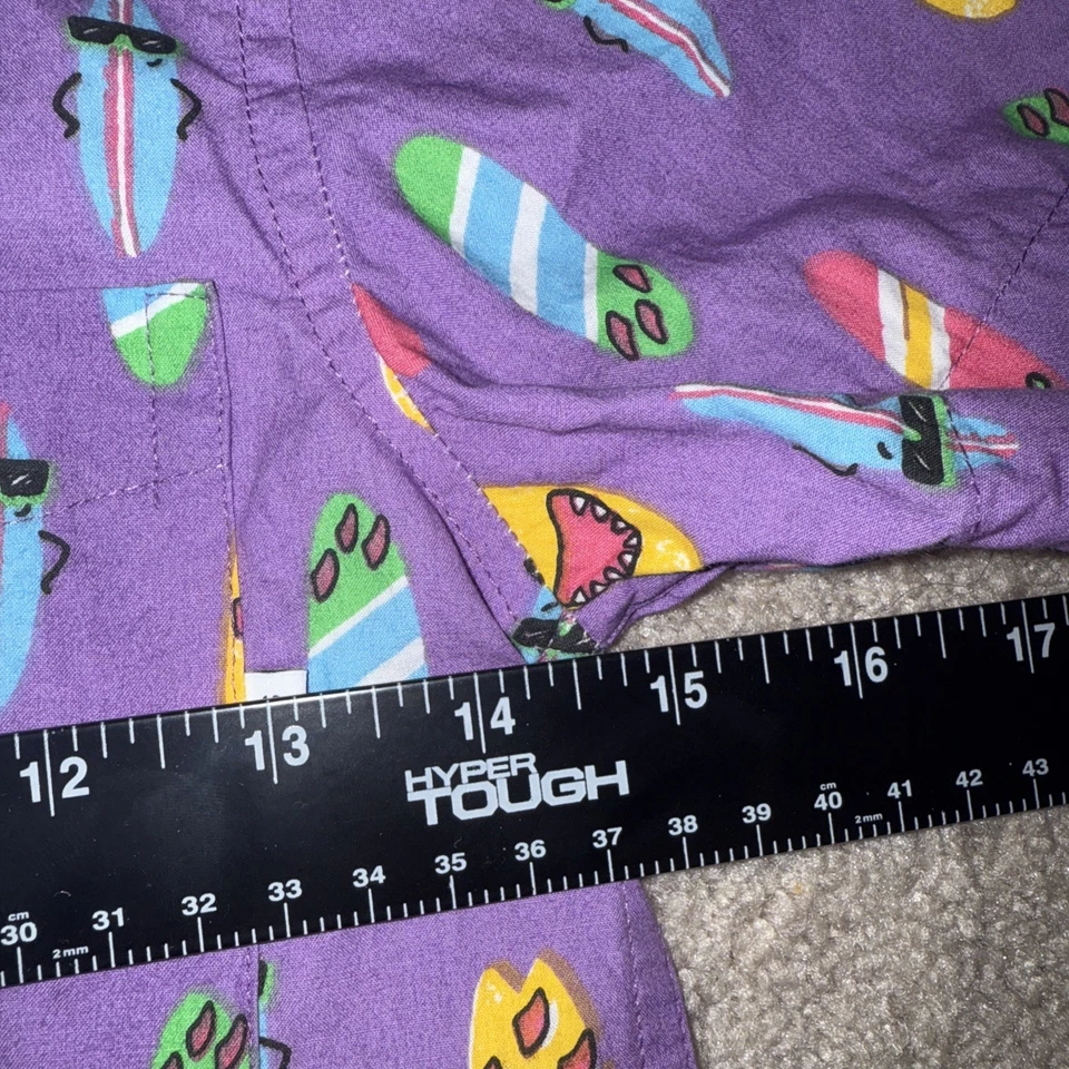 Lot Of 2 - Boys Button-Up Shirt - Fun Colors. Summer. Bright.  Size 8 - Image 3 of 4