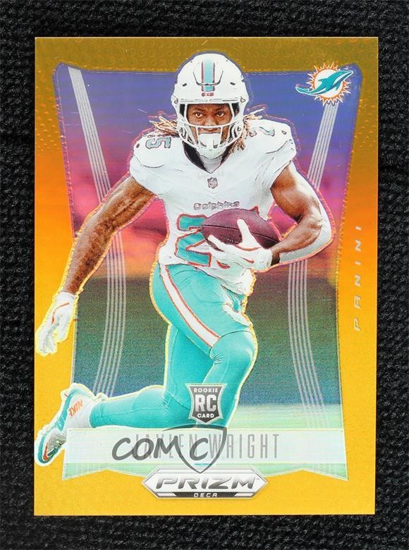 2024 Panini Prizm Deca Gold Prizm 1/10 Jaylen Wright #201 12wc