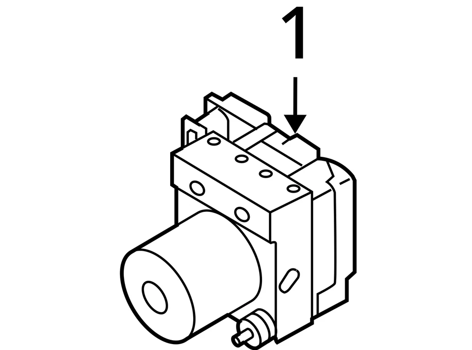 Модуль управления насосом 2008-2008 Infiniti M35 Abs PKZW5 - Изображение 4 из 4
