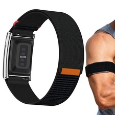 Nylon Sport Bicep Band with Whoop 5.0 Black
