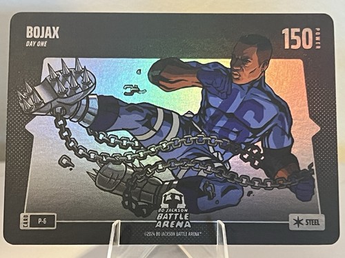 Bo Jackson Battle Arena Bojax Steel Sliding Battlefoil Day One Promo SSP