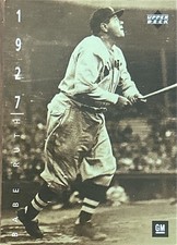 1994 Upper Deck Babe Ruth #8 New York Yankees GM Baseball Card Base Set